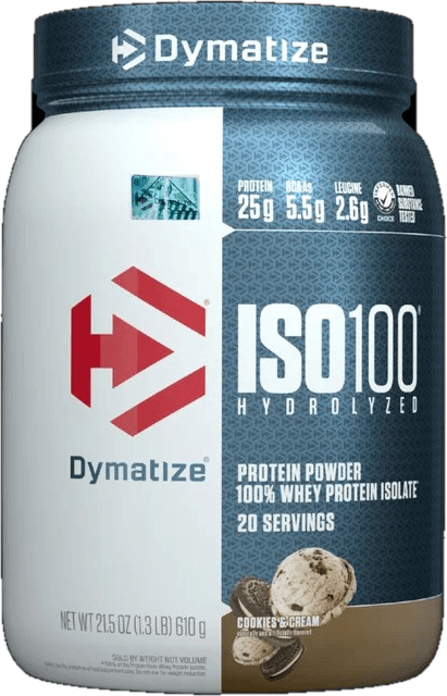ISO 100 COOKIES & CREAM, 1.3 libras