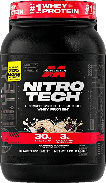NITRO TECH COOKIES & CREAM, 2 libras