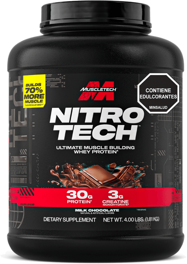 NITRO TECH CHOCOLATE, 4 libras