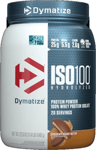 ISO 100 CHOCOLATE MANTEQUILLA DE MANI, 1.3 libras
