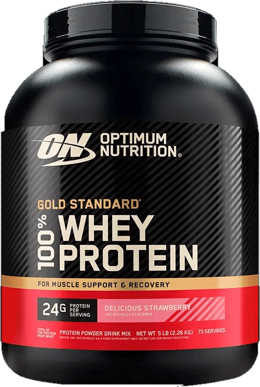 WHEY GOLD STANDARD FRESA, 5 libras
