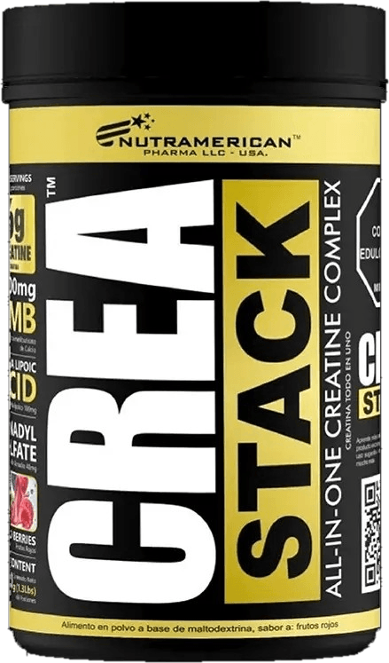 CREATINA CREASTACK RED BERRIES, 60 servicios