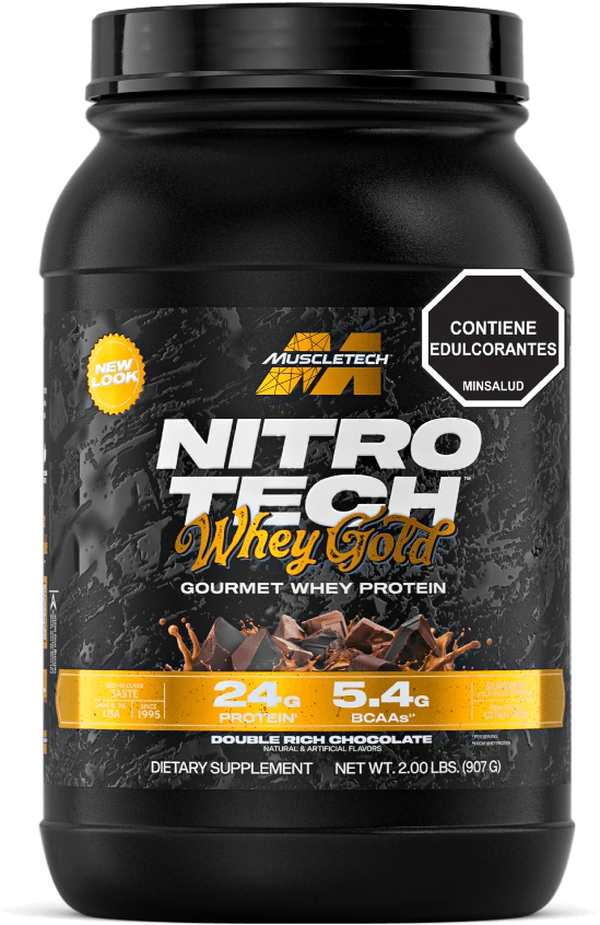 NITRO TECH WHEY GOLD DOUBLE RICH CHOCOLATE, 2 libras